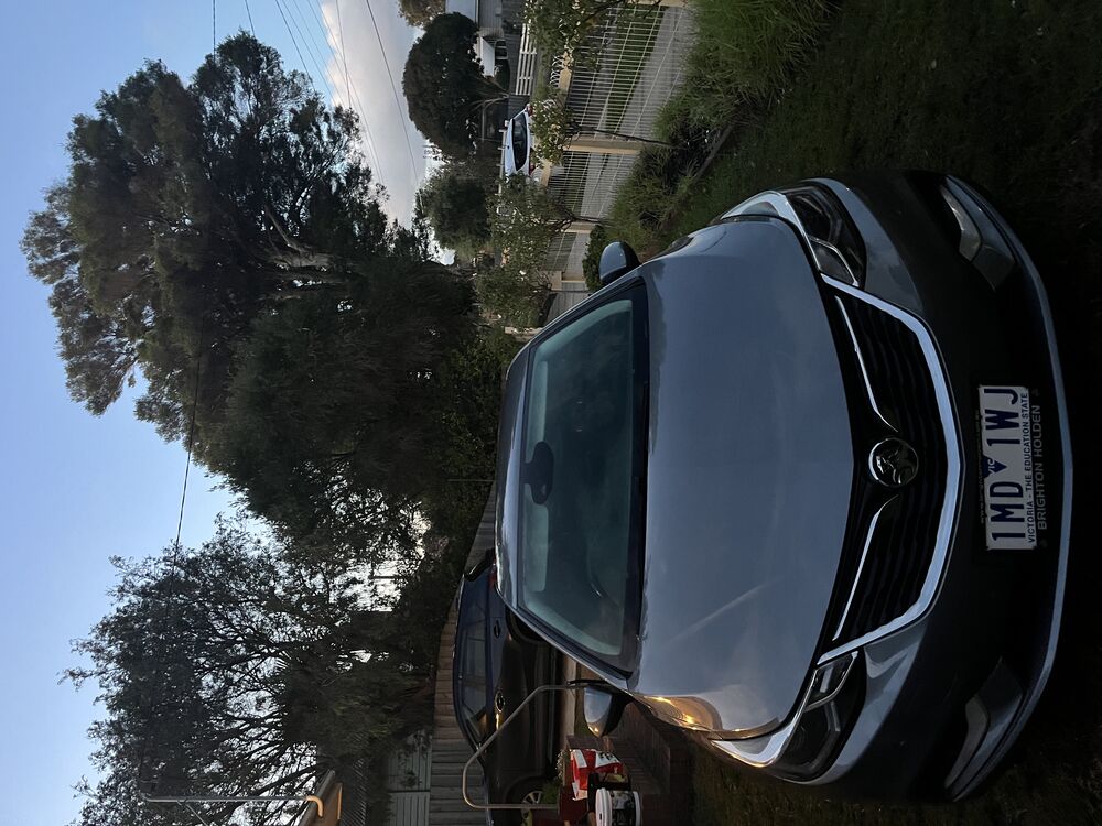 Front of a freshly washed Holden in Geelong