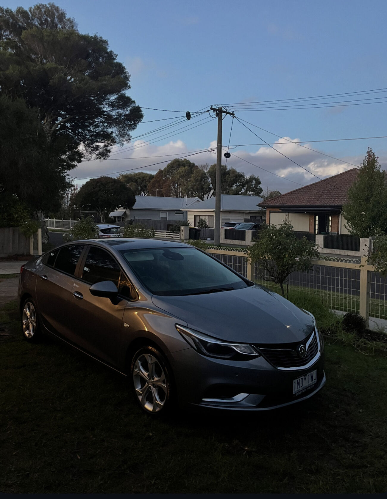 Detailed grey Holden sedan exterior in Geelong